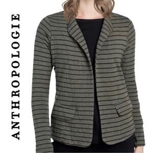EUC Anthro Dolan Left Coast Striped Knit Blazer
